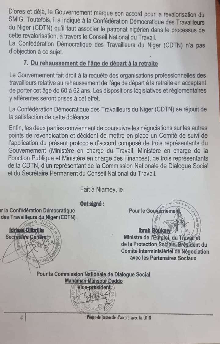 SignaturePrtotocole accord Gouv CDTN