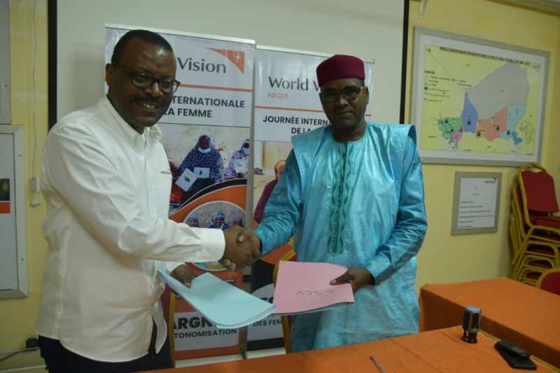Signature Convention World Vision Projet Raise 4 Sahel
