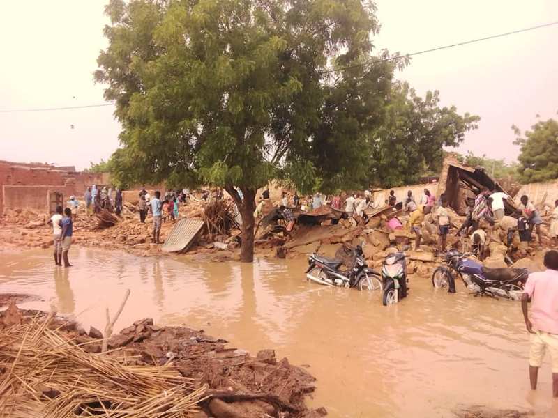 degats des pluies a zinder