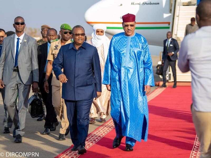 Bazoum et Embalo à Niamey