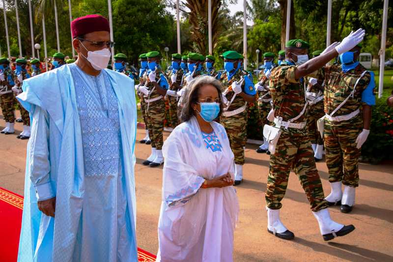 Bazoum et Sahle Work Zewde