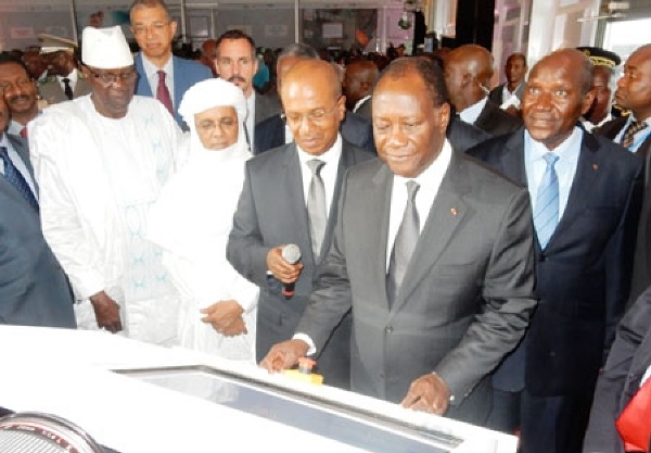 Brigi et Ouattara a Abidjan
