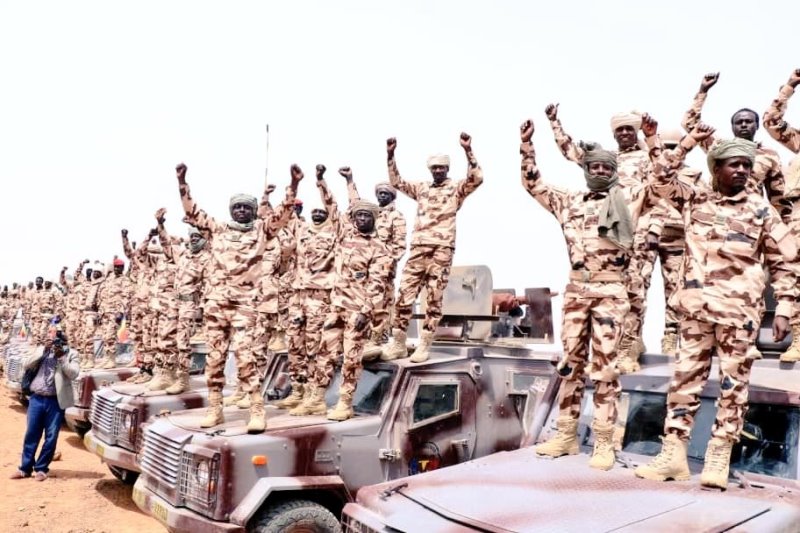 Contingent armee Tchadienne pour G5 Sahel