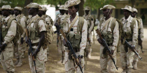 Des soldats tchadiens