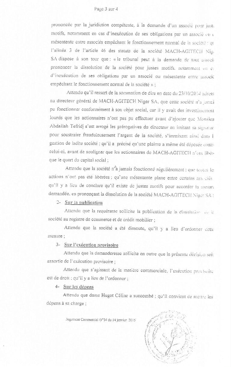 Signification de Jugement Page4