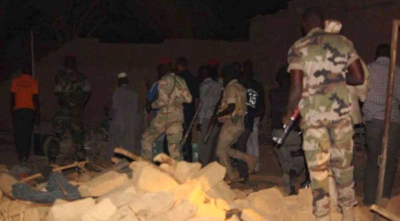 Explosion dynamite Agadez