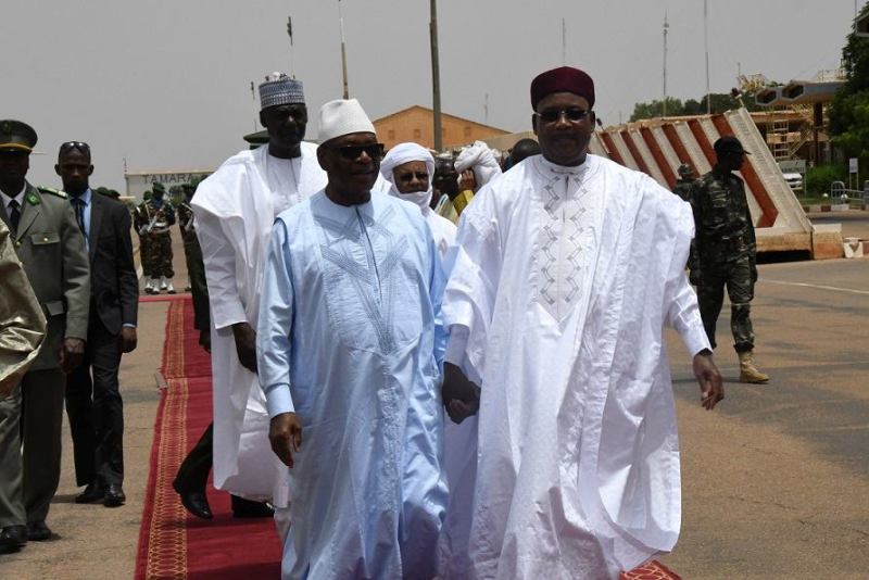 IBK et Issoufou a Niamey 13-09-2017 BIS