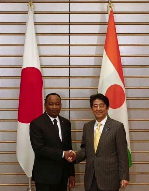 Issoufou Mahamadou et SHINZO ABE bis