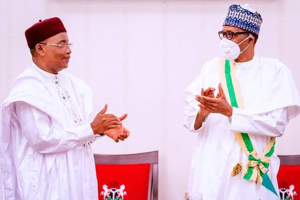 Issoufou et Buhari Nigeria 16 03 2021