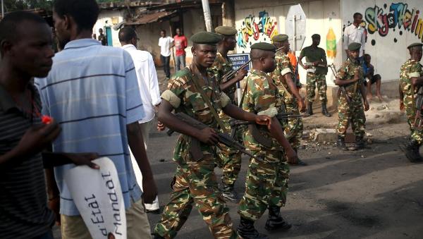 Les militaires burundais