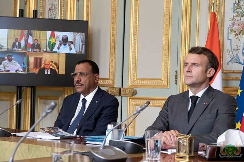 Macron et Bazoum Mohamed