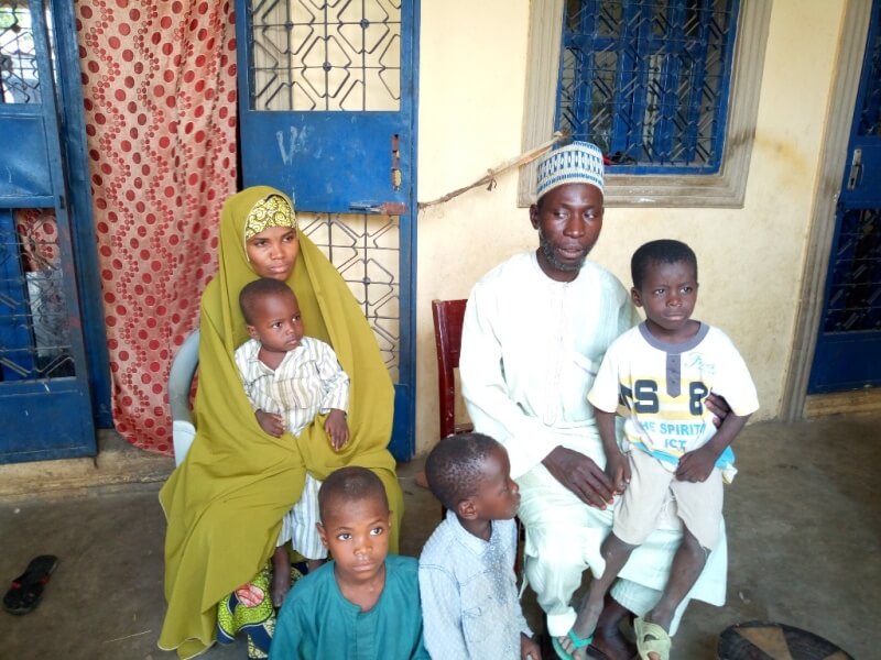 Halilou Abdoulkadir et sa famille