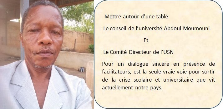 Moustapha Liman Tinguiri crise scolaire