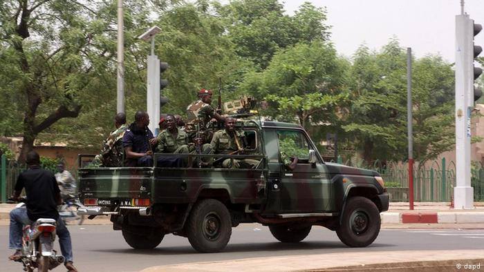 Soldats maliens Pick up