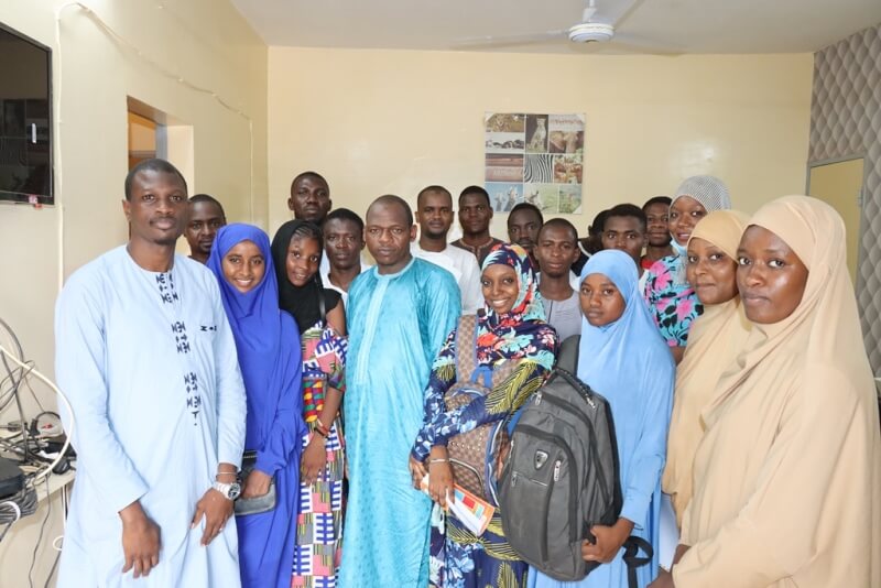 Visite Etudiants CESAME locaux Actuniger