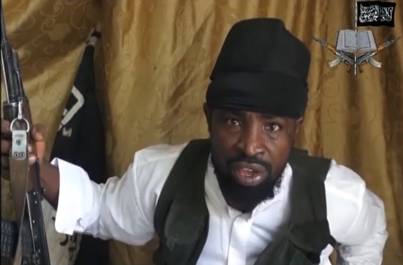 abubakar shekau ici dans une video