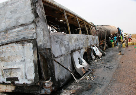 acccident bus azawad