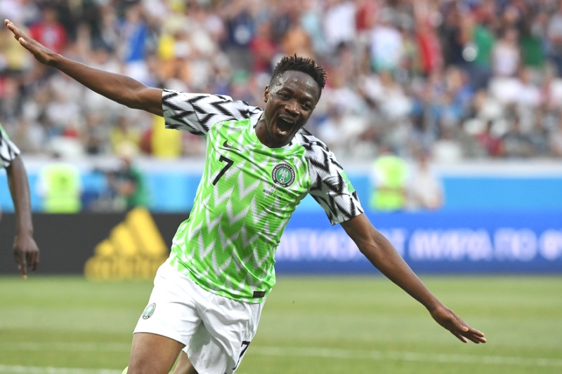 ahmed musa nigeria le 22 juin 2018