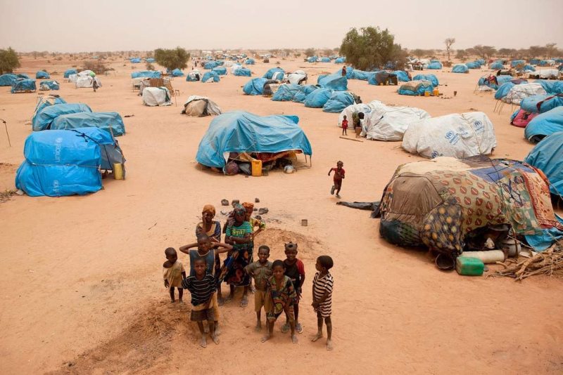 camp de refugies frontiere Niger Mali