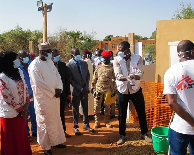 centre de traitement Covid19 MSF Niamey