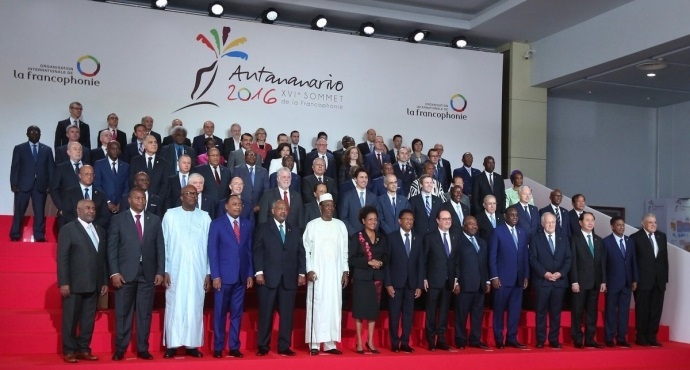 chefs Etat sommet de la Francophonie de Madagascar