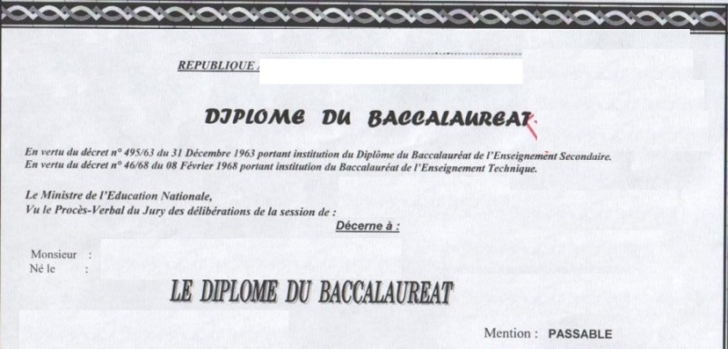 diplome bac