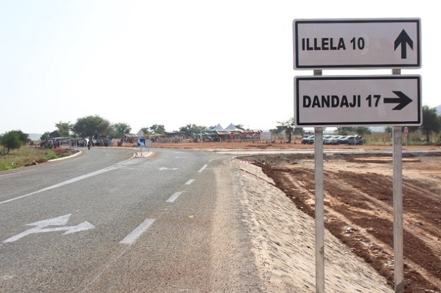 distance Ilela et Dandaji
