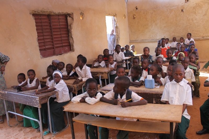 eleves en classe Niamey