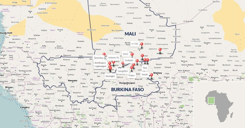 image groupe terroriste Ne BF Mali