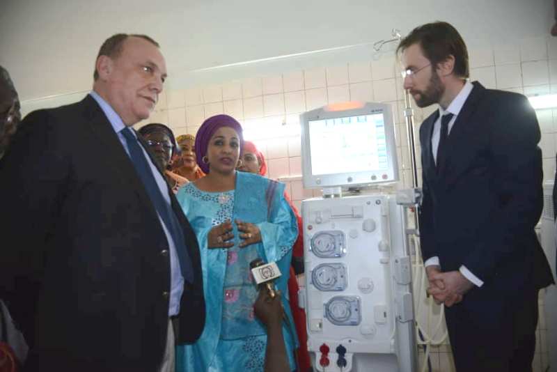 Inauguration centre hemodialyse Hopital de Lamorde BIS1