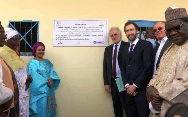 Inauguration centre hemodialyse Hopital de Lamorde Officiel