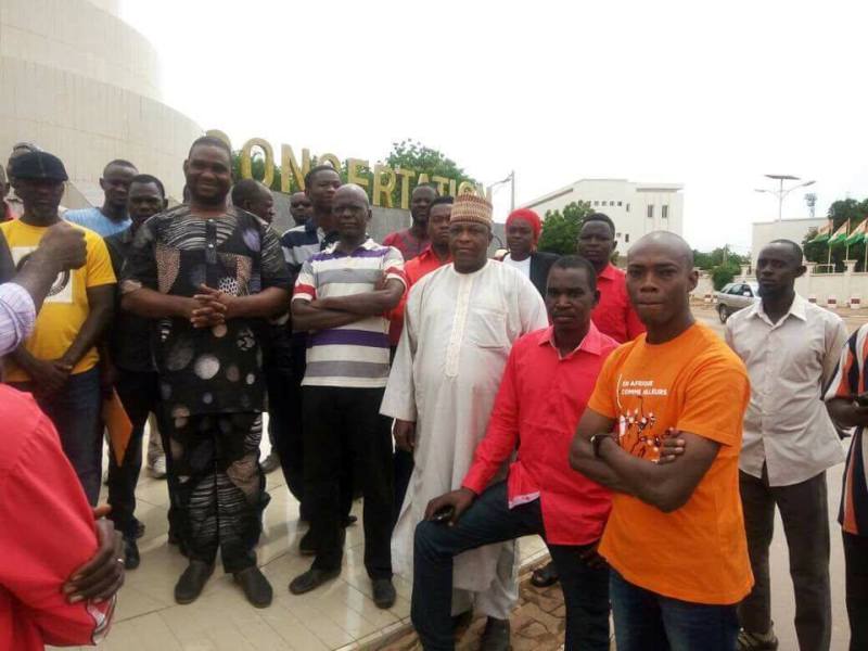 manifestation contre le CFA a Niamey BIS1