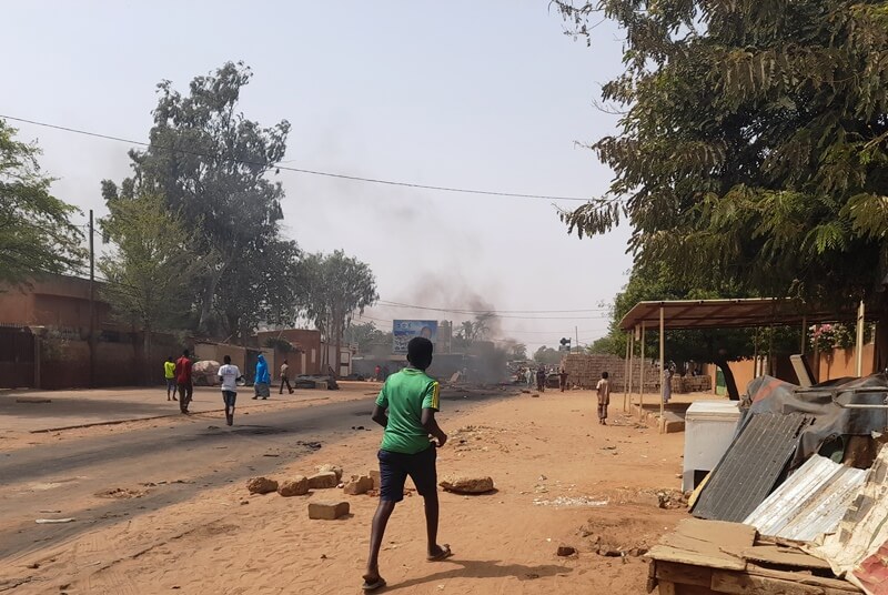 manifestation postelectoral niamey 25 02 2021