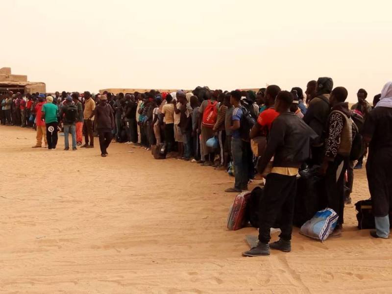 migrants sauves dans le desert Niger Bis