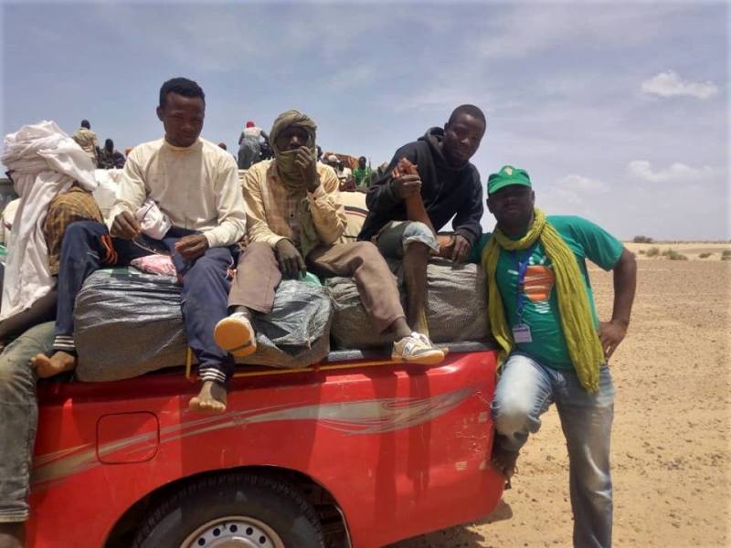 migrants sauves dans le desert Niger Bis1