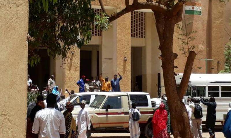 nouhou et Ali Idrissa Palais de justice