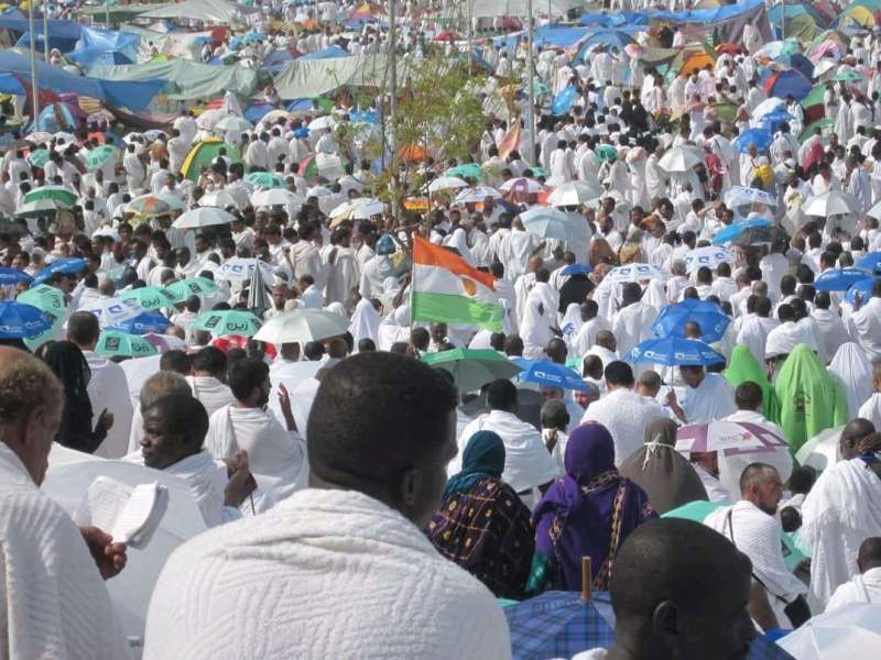 pelerinage hajj drapeau niger