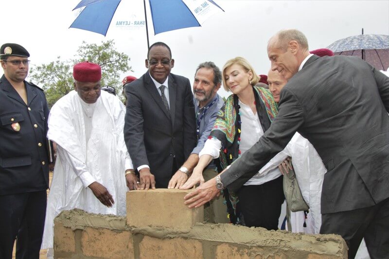 pose de la premiere pierre CMCF Konni OIM Eucap Sahel