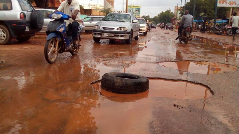 ville de Niamey apres pluie