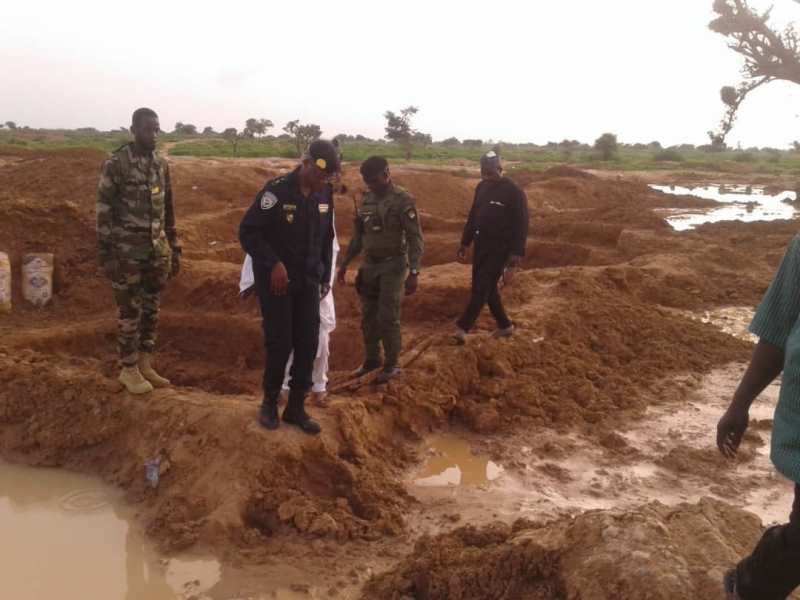 visite du gouverneur maradi site aurifere ferme de kondago