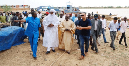 visite ministre equipement
