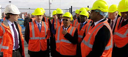 visite usine de traitement de dchets de la socit veolia