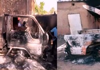 Makalondi : plus de 20 boutiques incendiées, deux véhicules calcinés, le commissariat attaqué et la ville plongée dans le noir après une attaque armée