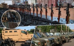 Évènements de Niamey : la télévision nationale expose l’arsenal « saisi » auprès des mutins