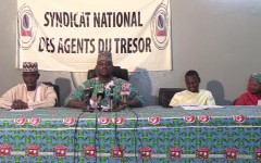 Point de presse du Syndicat National des Agents du Trésor (SNAT) sur la situation de déliquescence qui prévaut à la direction générale du trésor et de la comptabilité publique (DGTCP)
