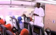 Hadj 1445-2024: le 1er vol charter a quitté Niamey en destination de Médine ce mercredi avec 345 pèlerins nigériens à bord