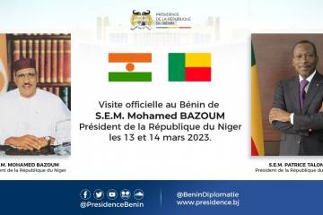 Coopération Bénin-Niger: le Président Bazoum en visite officielle à Cotonou