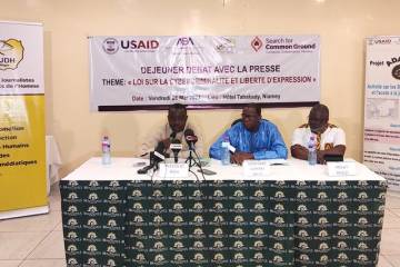 Droits de l’Homme: à l'initiative du RJDH, les journalistes échangent sur la loi sur la cybercriminalité et la liberté d'expression au Niger