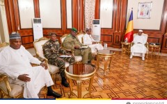 Diplomatie : à la veille d’un Sommet décisif de la Cédéao, le PM Lamine à N’Djamena pour faire le point avec Mahatma Déby