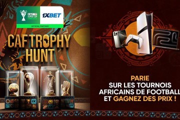 CAF Trophy Hunt : Gagne un iPhone 17 Pro Max, un iPad Air 11, un Valve Steam Deck et d’autres prix avec la promotion 1xBet !